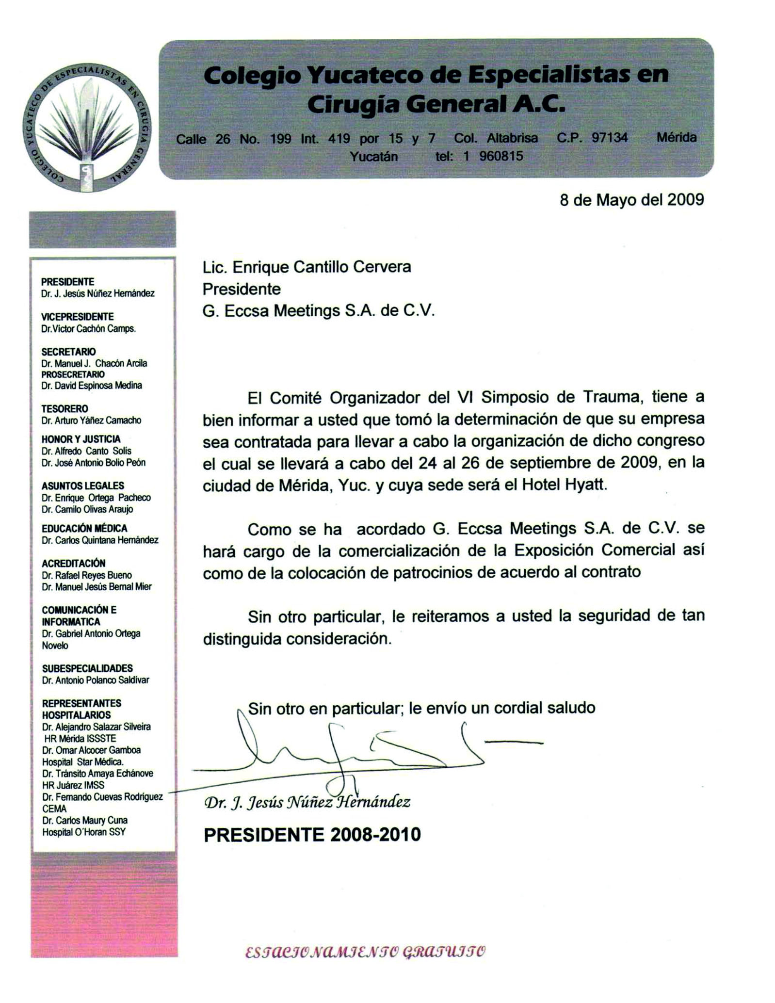 Colegio Yucateco de Especialidades en Cirugia General A.C.